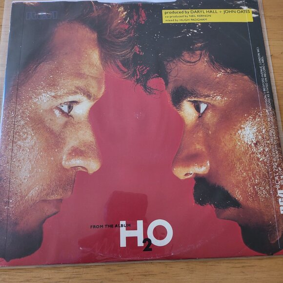 DARYL HALL & JOHN OATES MANEATER ~ DELAYED REACTION 12" 45 RPM Single 1982 LPC - Picture 2 of 8